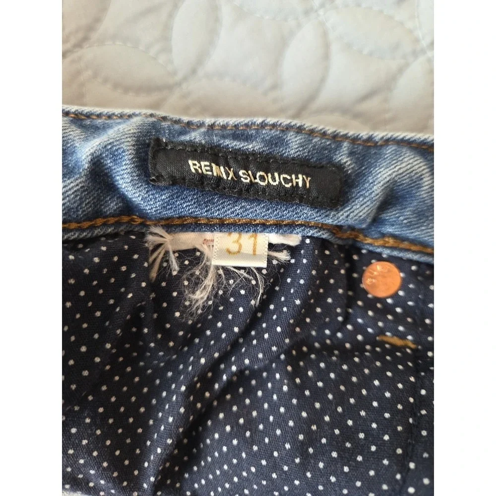 Cult of Individuality Womens Remix Slouchy Stretch Jean Size 31 Buckle - Picture 5 of 11